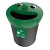 Smiley Face Bin Food Waste 52L | V-Part  | Afvalscheiding | Groen/Zwart