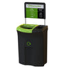 Meridian 110L | Double open/open | V-Part  | Afvalscheiding | Groen/Zwart
