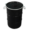 Afvalbak met inwerpopening 60L | The BinBin | Buitengebruik | Zwart