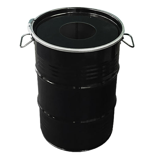 Afvalbak met inwerpopening 60L | The BinBin | Buitengebruik | Zwart afbeelding 1