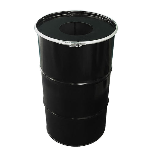 Afvalbak met inwerpopening 120L | The BinBin | Buitengebruik | Zwart afbeelding 1