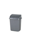 Afvalbak met Swing deksel 8L | Grijs